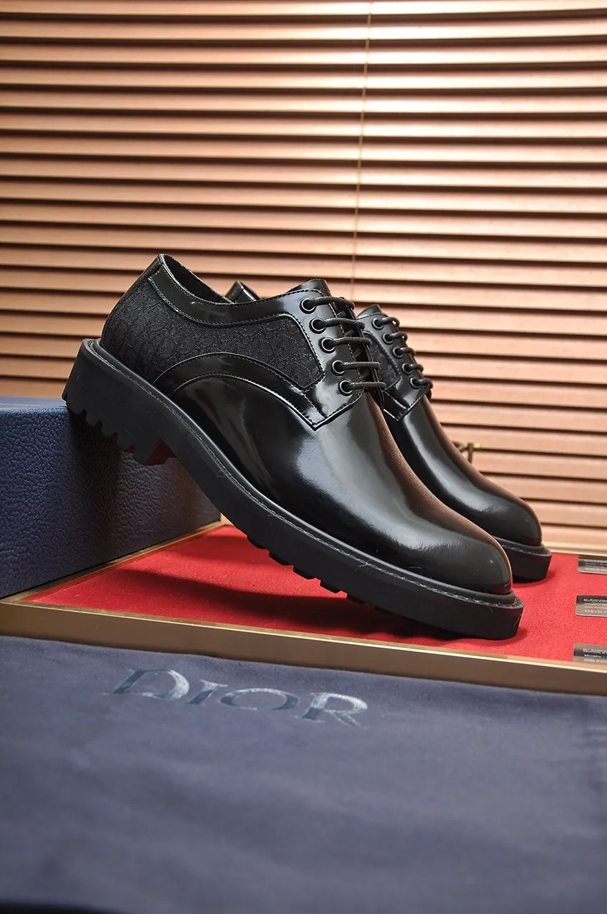 Men's shoes 💰560💶[Dior] (cowhide lining) Dior original 1:1 high quality factory, imported original materials, imported original cowhide, water-dyed cowhide lining, original TPU outsole, code number: 38-44